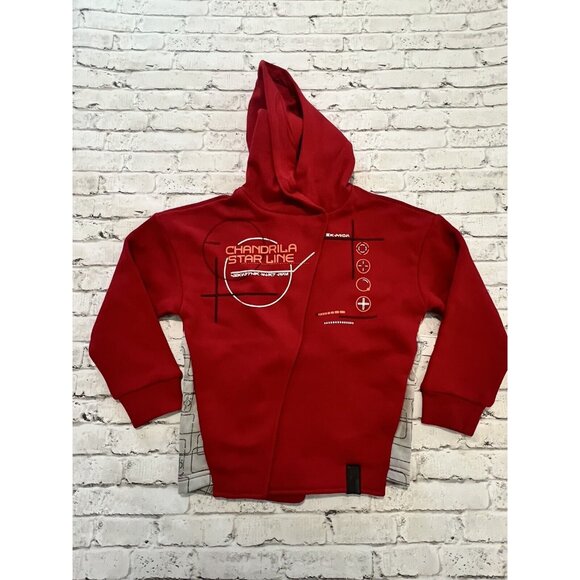 Disney Star Wars Zip Hoodie Youth Red Chandrila Star Line Galactic Starcruiser S